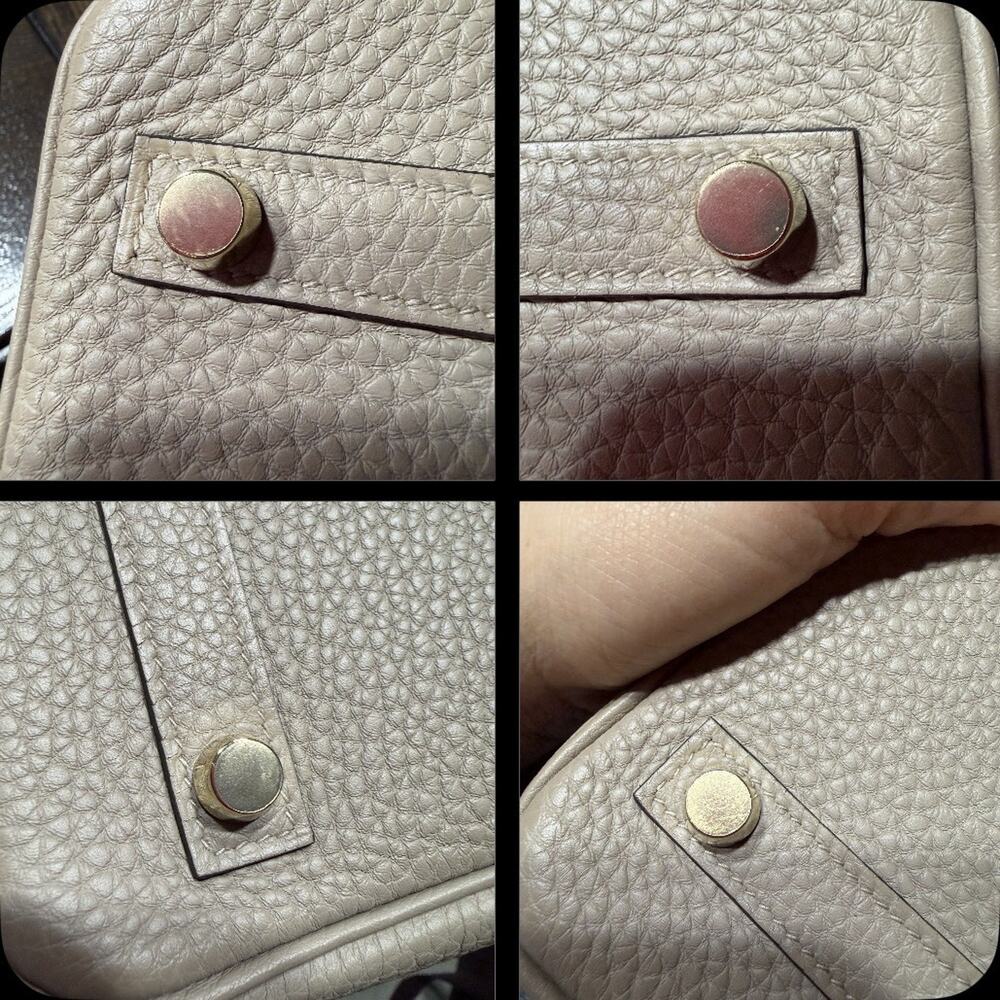 🌸 RARE BNIB HERMÈS Birkin 25 Gris Tourterelle Togo • U Stamp 2022 • Full Set 🌸 - Picture 14 of 16
